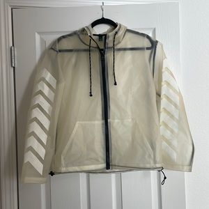 Rubber rain jacket